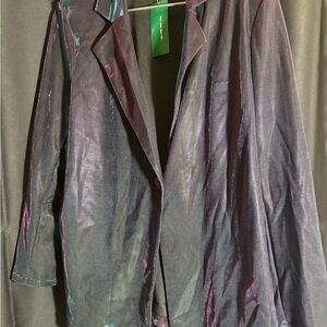 SHEIN Multicolor Shimmer Blazer